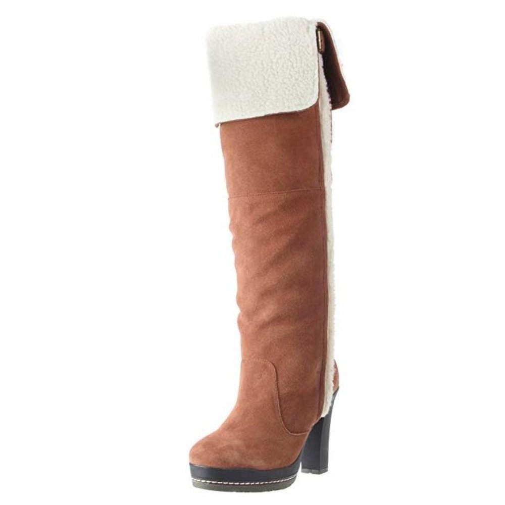 Kelsi Dagger Brooklyn ROZELLE Suede High Heel Boot